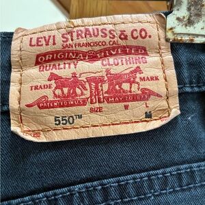 Levi's Women’s  Black Jeans 550 16M